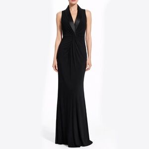 Adrianna Papell - Jersey Tuxedo Gown